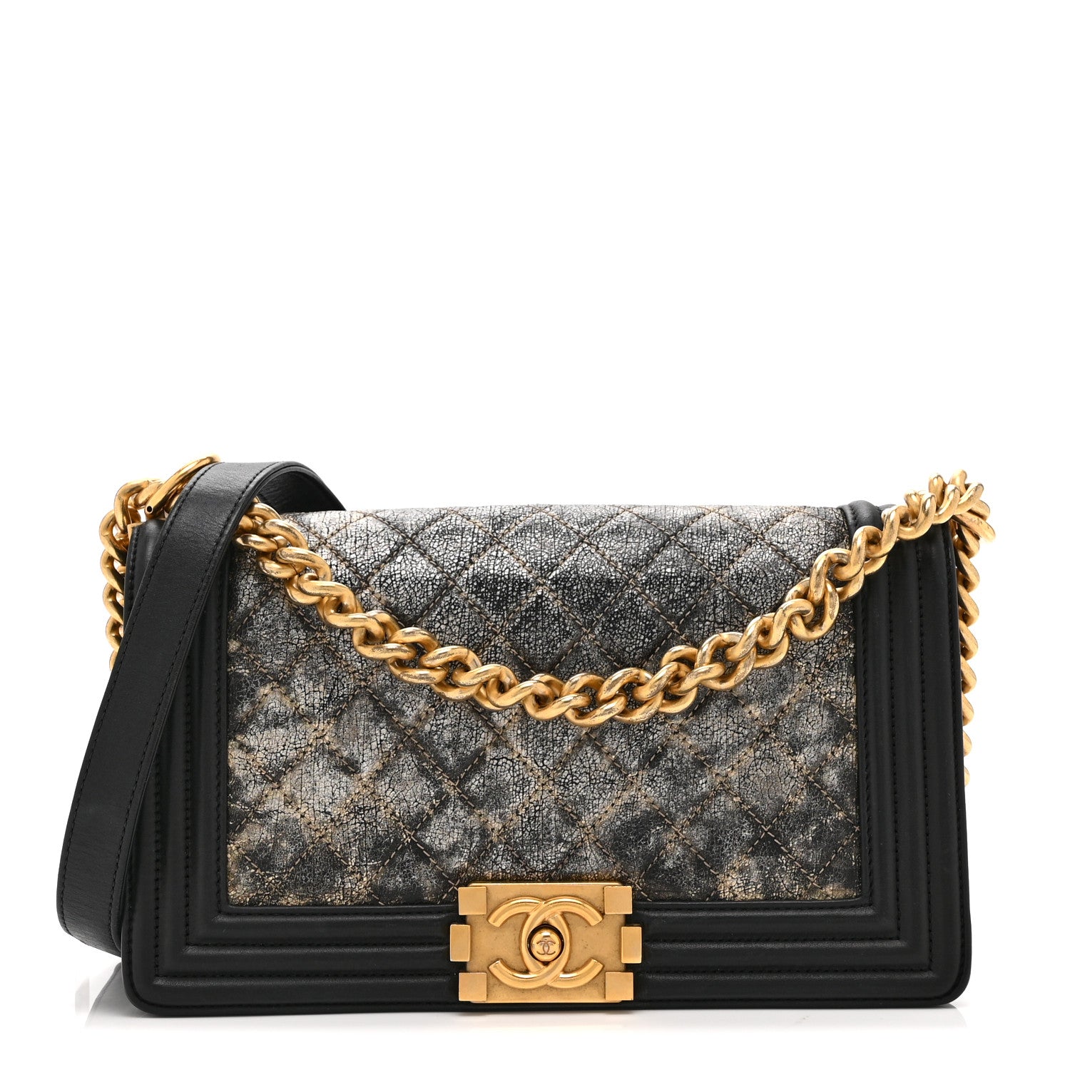 gold　CHANEL カシミヤ混ビーニー ブラック・グレー gold様専用 CHANEL カシミヤ混ビーニー ブラック・グレー - メルカリ