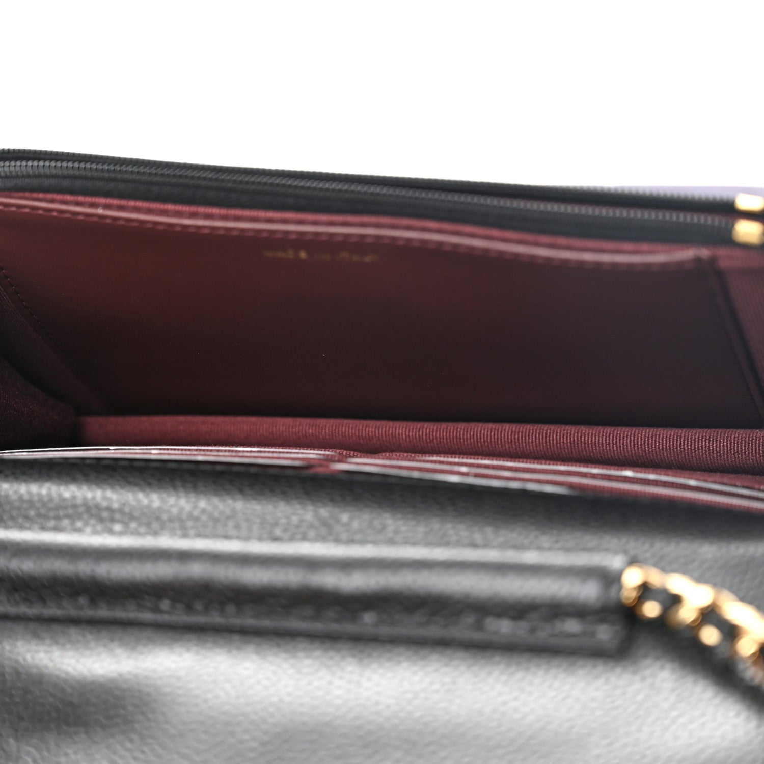 Chanel Caviar Quilted Wallet On Chain WOC Black 4 of 11
