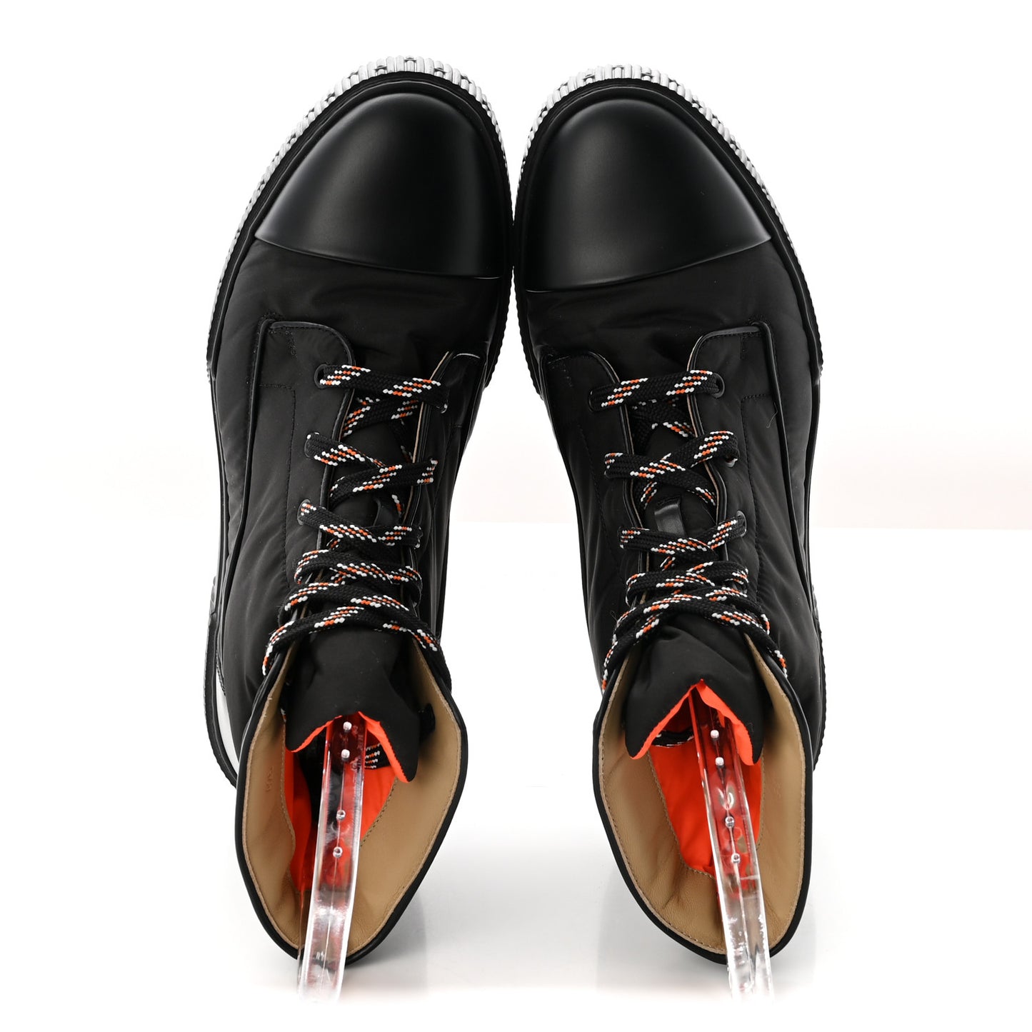 Calfskin Parachute Fresh Mens Ankle Boots 42.5 Black
