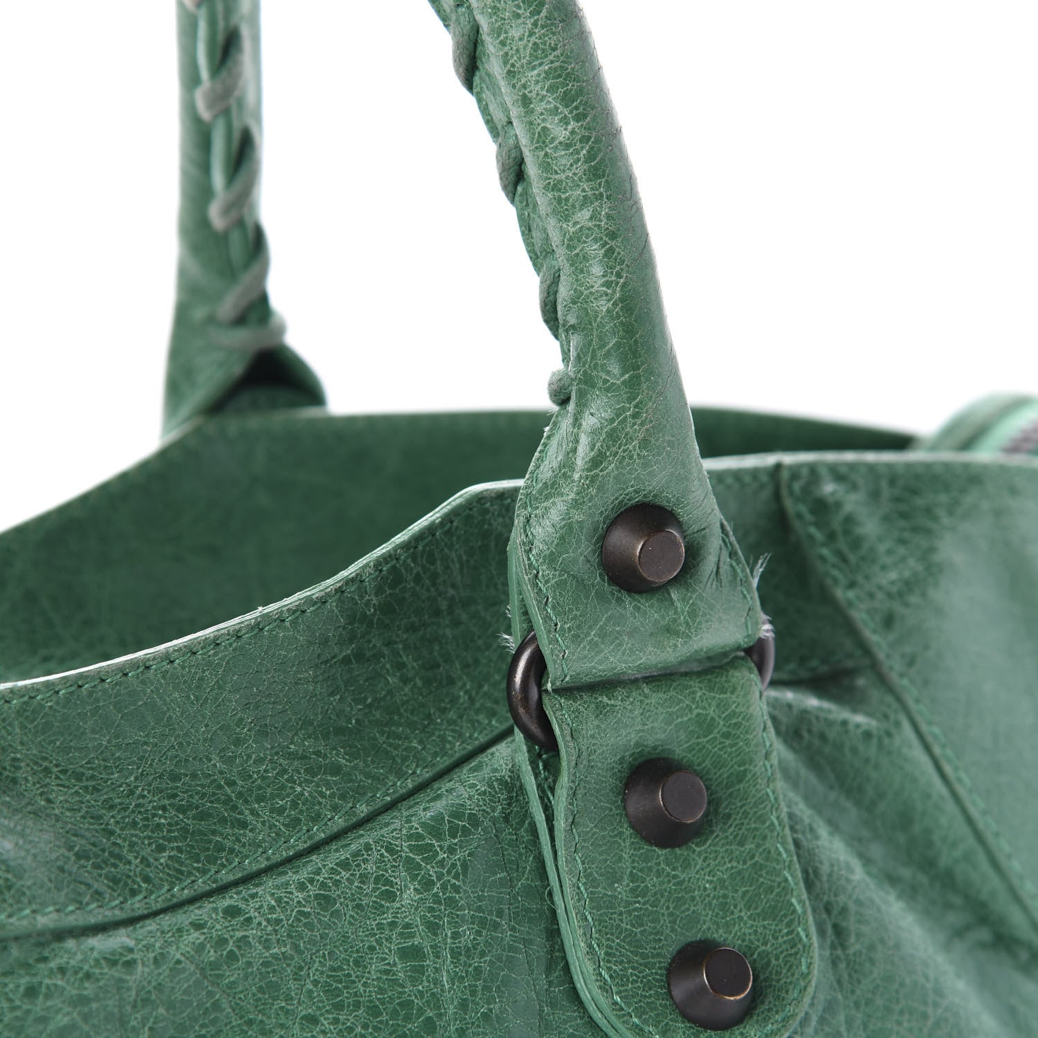Balenciaga Agneau Classic Hardware Part Time Vert Sauge 20 of 21