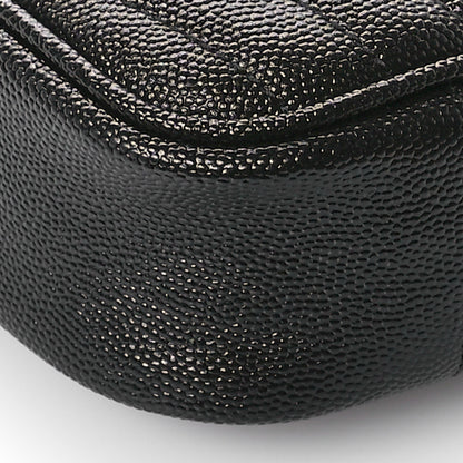 Saint Laurent Grain De Poudre Matelasse Monogram Mini Lou Camera Bag Black 10 of 10