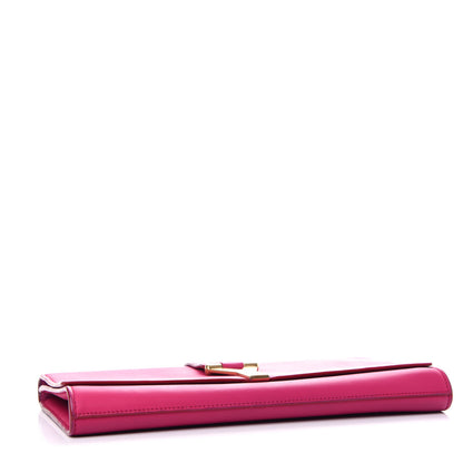 Saint Laurent Calfskin Classic Y Ligne Clutch Fuchsia 4 of 8