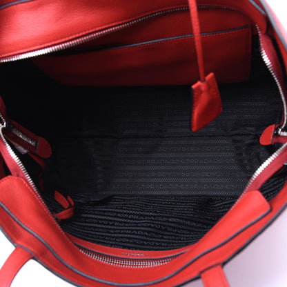 Prada Vitello Phenix Tote Rosso 4 of 10