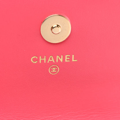Chanel Calfskin Quilted Maxi Pearls Clutch With Chain Pink 6 of 6