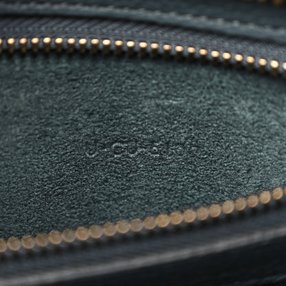 Celine Drummed Calfskin Micro Luggage Petrol 7 of 16