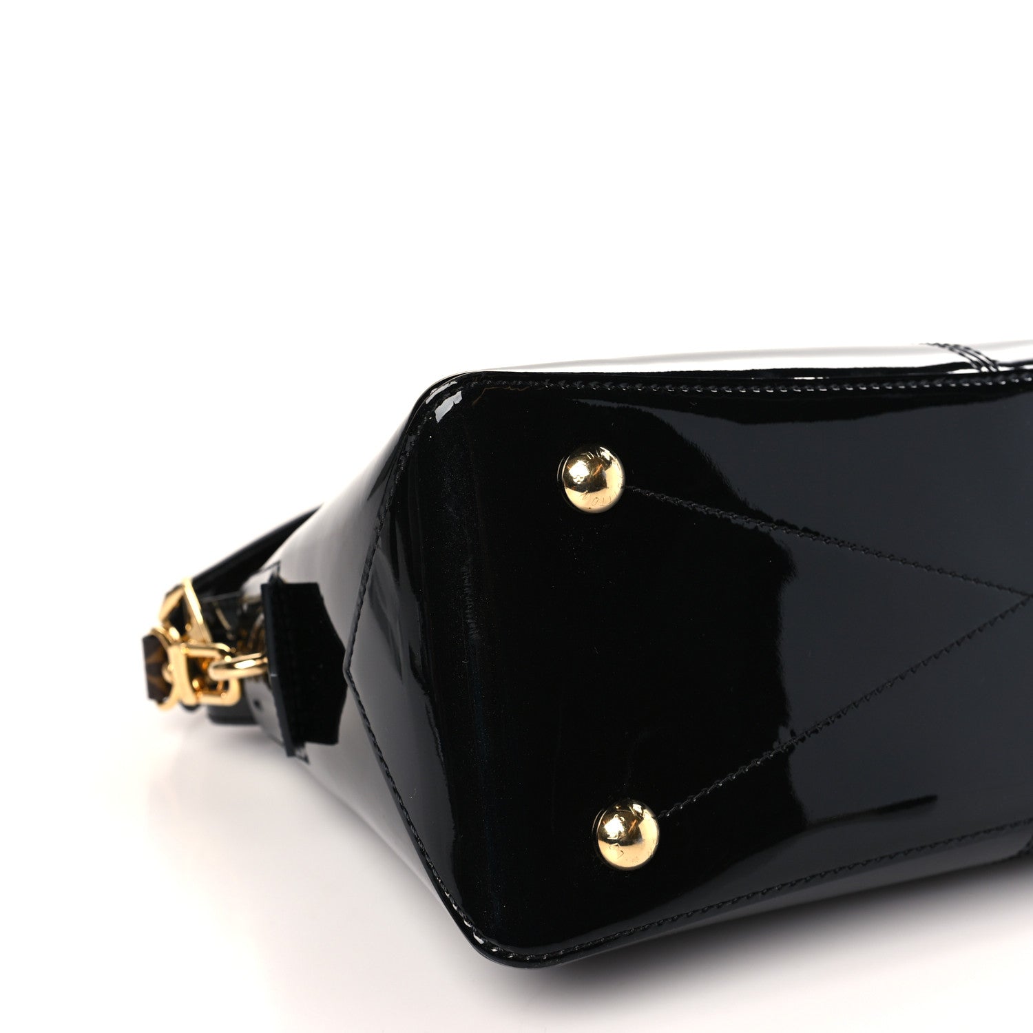 Louis Vuitton Patent Calfskin Miroir Tote Black 6 of 7