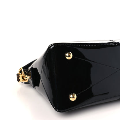 Louis Vuitton Patent Calfskin Miroir Tote Black 6 of 7