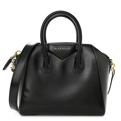 Givenchy Shiny Lord Calfskin Mini Antigona Black 1 of 17