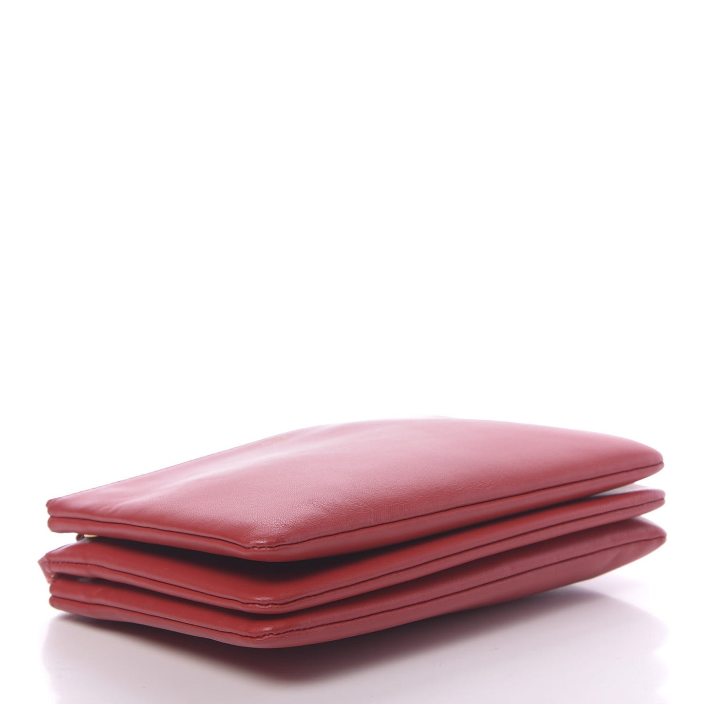 Lambskin Small Trio Crossbody Bag Red