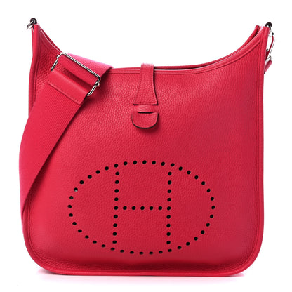 Hermes Taurillon Clemence Evelyne III PM Rose Extreme 1 of 4