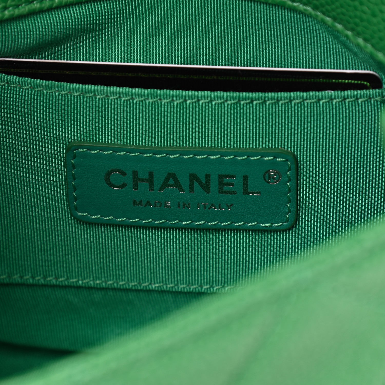 Chanel Caviar Quilted Mini Incognito Square Flap Green 8 of 11