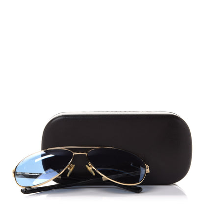 Louis Vuitton Aviator Sunglasses Z0789U Gold 11 of 11