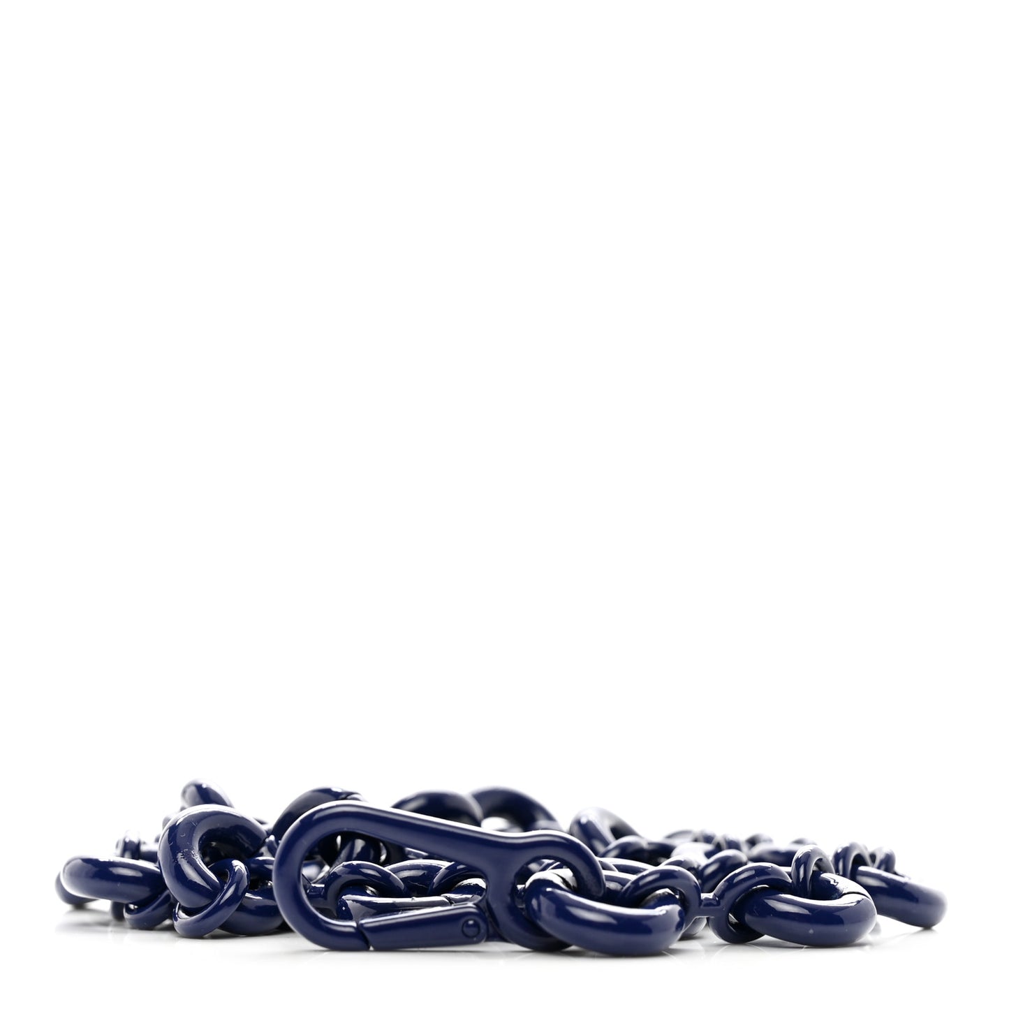 Brass Monochrome Donut Chain Shoulder Strap Deep Purple Glaze