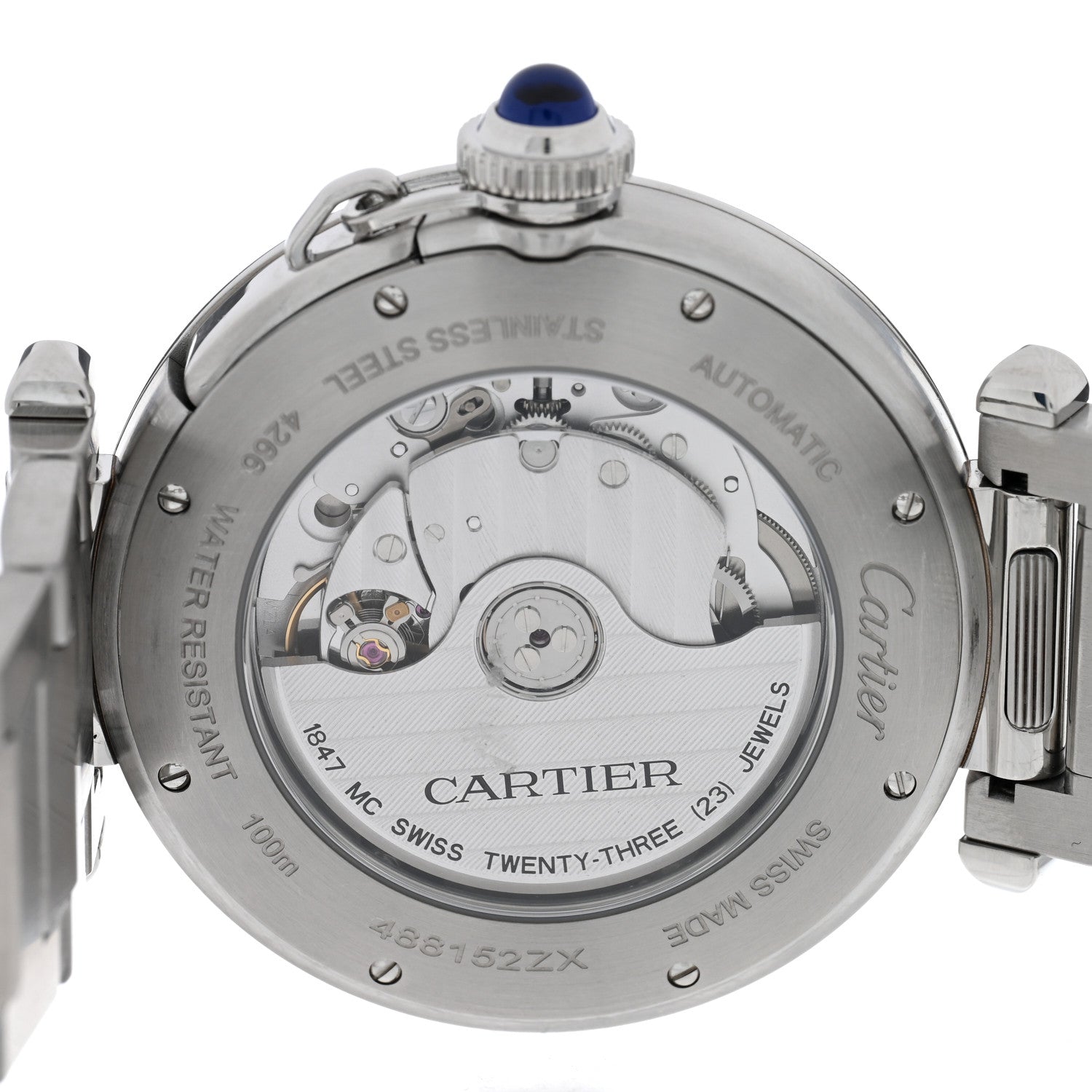 Cartier Stainless Steel 41mm Pasha C Automatic Watch 4 of 6