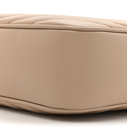 Saint Laurent Calfskin Matelasse Monogram Lou Camera Bag Dark Beige 9 of 10