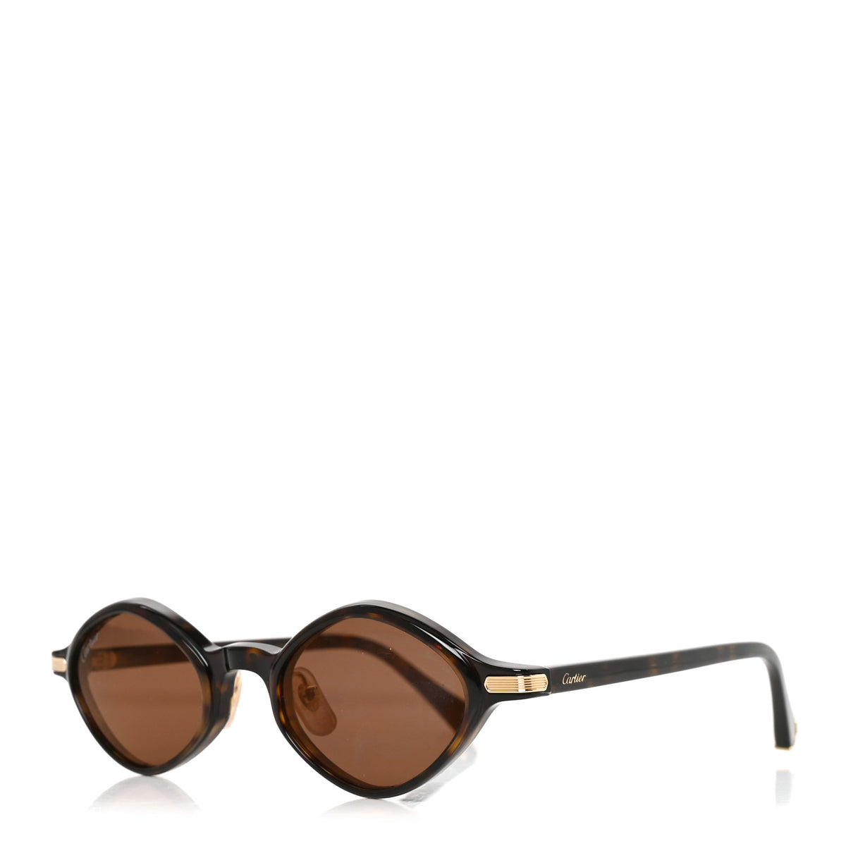 Cartier Acetate CT0540S Sunglasses Havana 1 of 7
