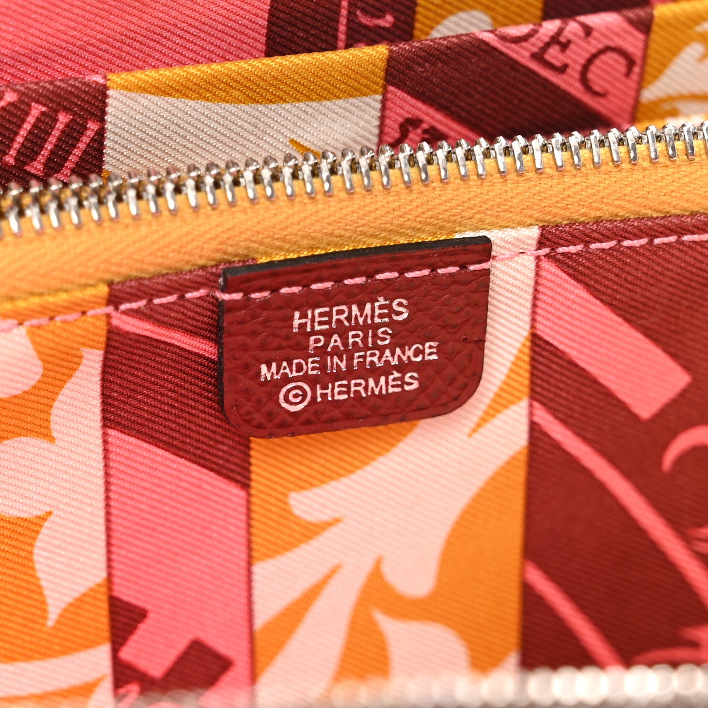 Epsom Silk'In Wallet  Rouge H