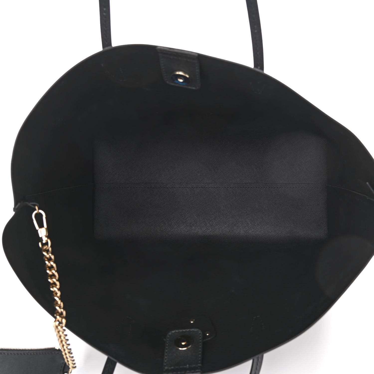 Versace Saffiano Palazzo Medusa Tote Black 5 of 9