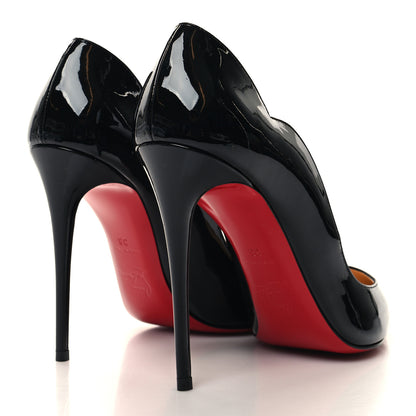 Christian Louboutin Patent Hot Chick 100 Pumps 38 Black 4 of 7