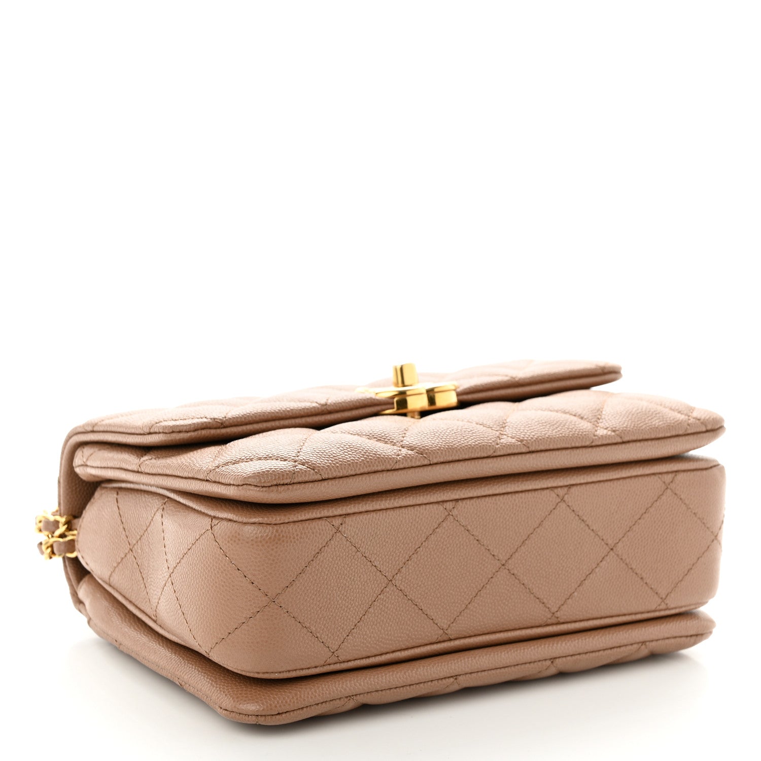 Chanel Caviar Quilted Mini Coco First Flap Beige 4 of 10