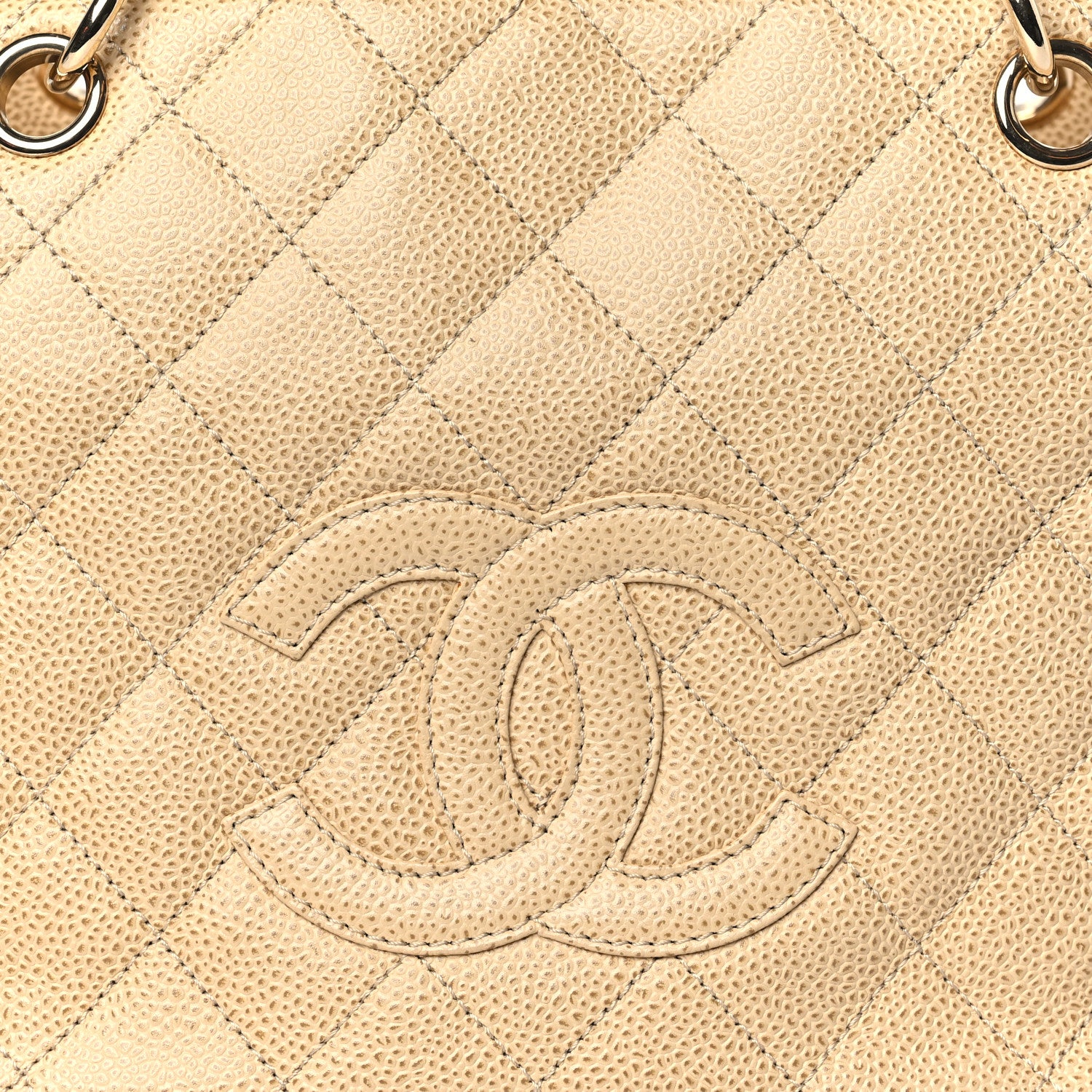 Chanel Caviar Quilted Petit Timeless Tote PTT Beige 8 of 11