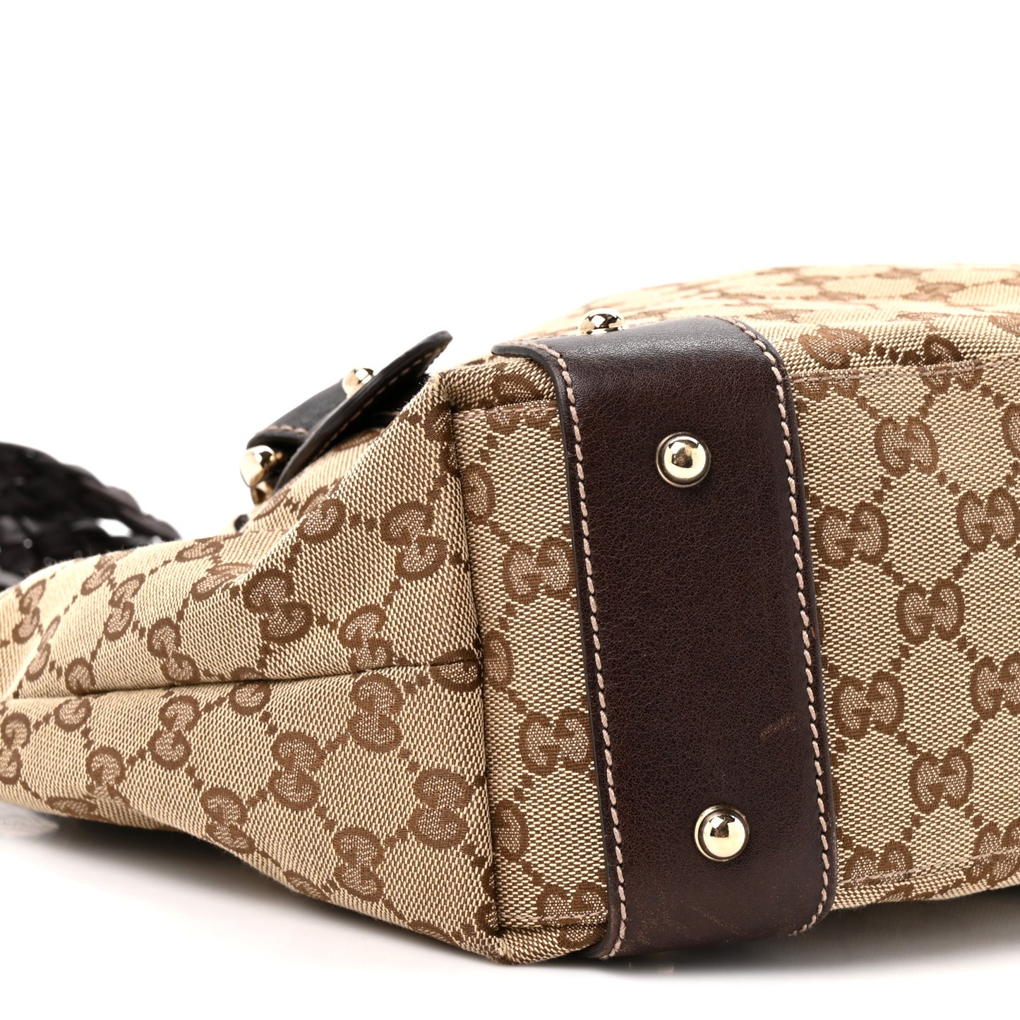 Monogram Small Pelham Shoulder Bag Dark Brown