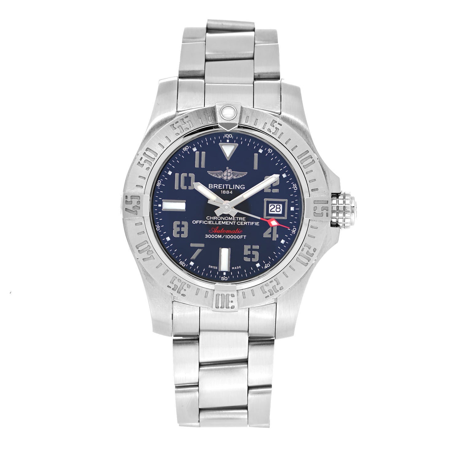 Stainless Steel 45mm Avenger Seawolf Automatic Watch Blue A17331