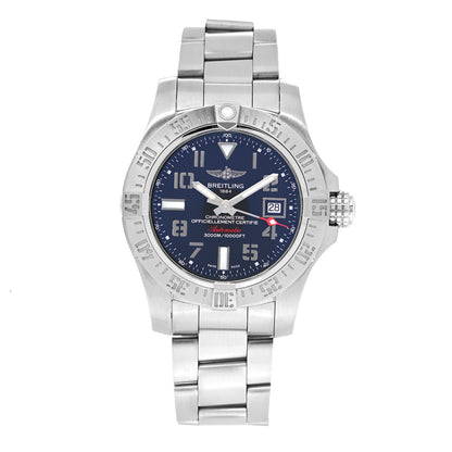 Breitling Stainless Steel 45mm Avenger Seawolf Automatic Watch Blue A17331 2 of 5