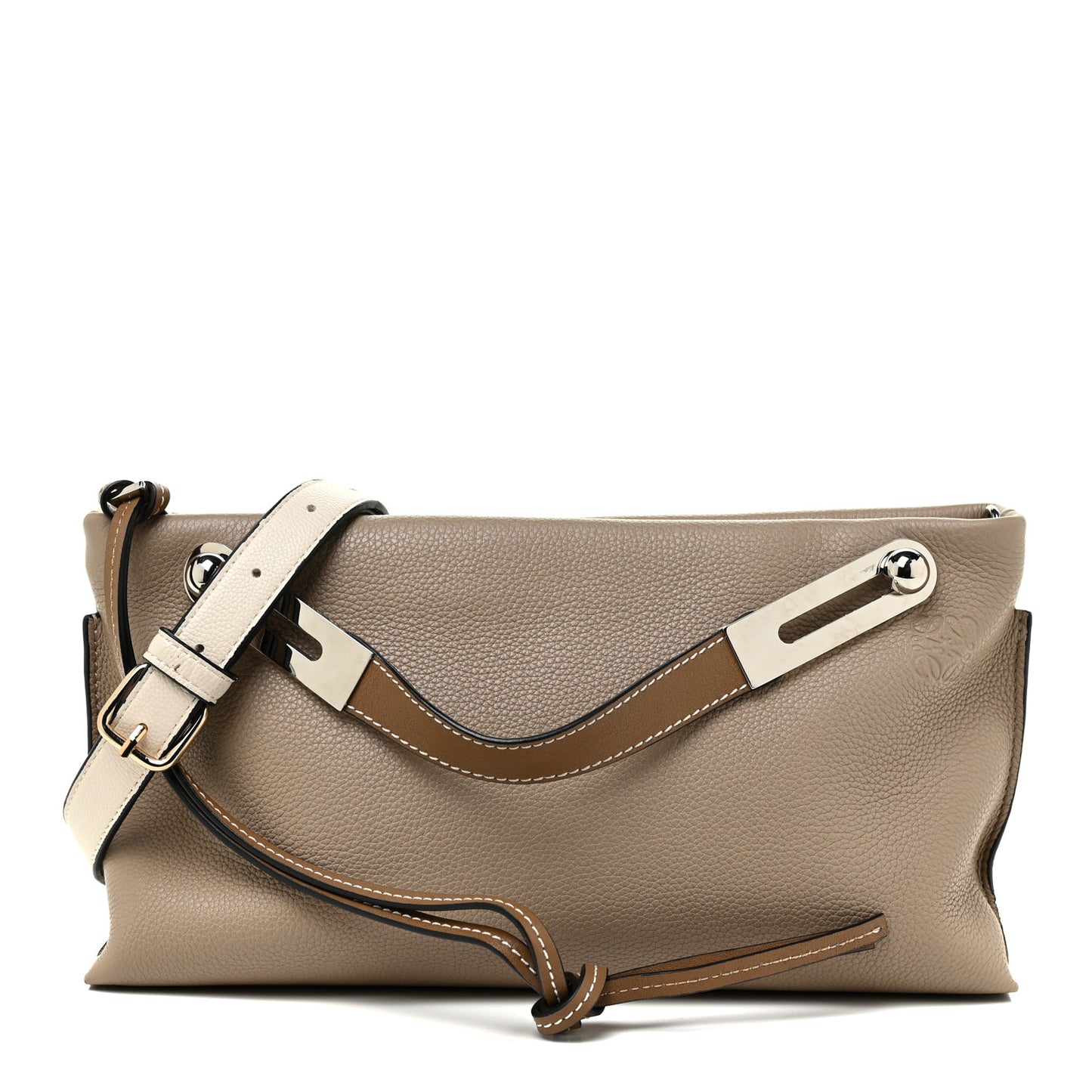 Grained Calfskin Small Missy Bag Sand
