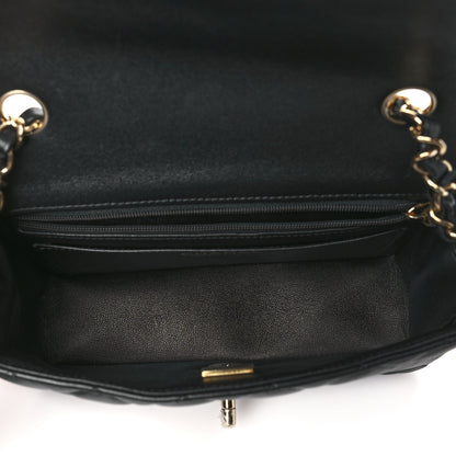 Chanel Lambskin Quilted Mini Rectangular Flap Black 5 of 11