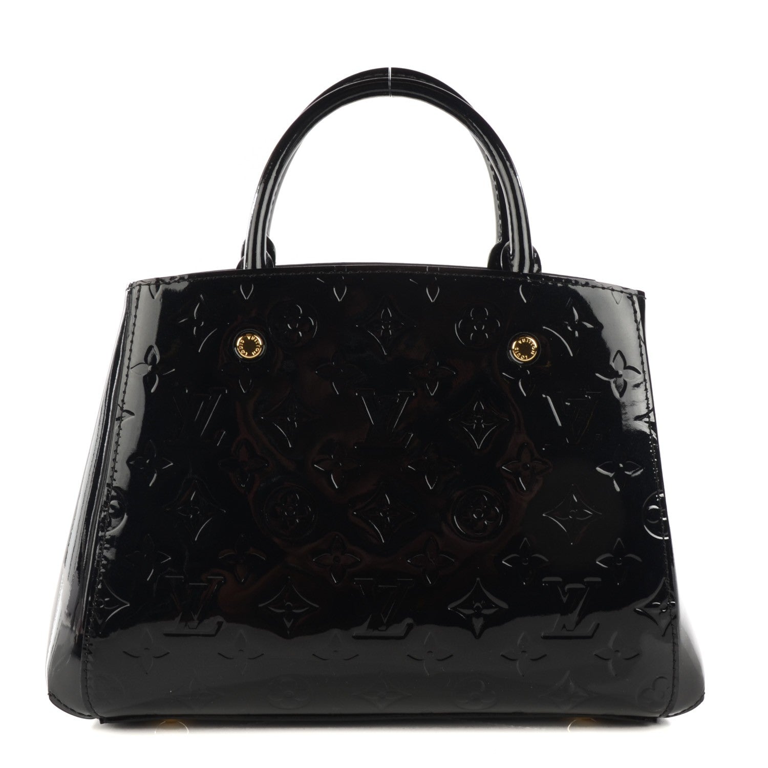 Louis Vuitton Vernis Montaigne BB Black 1 of 7
