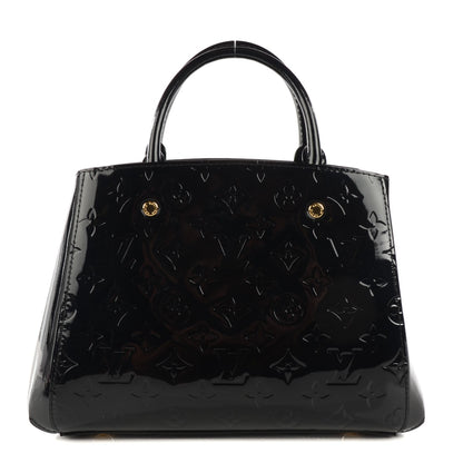 Louis Vuitton Vernis Montaigne BB Black 1 of 7