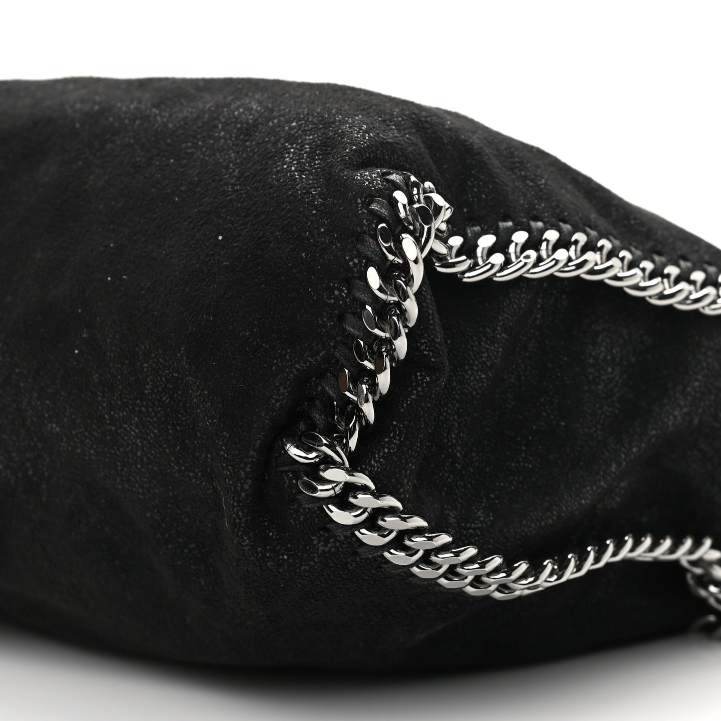 Shaggy Deer Falabella Fold Over Tote Black