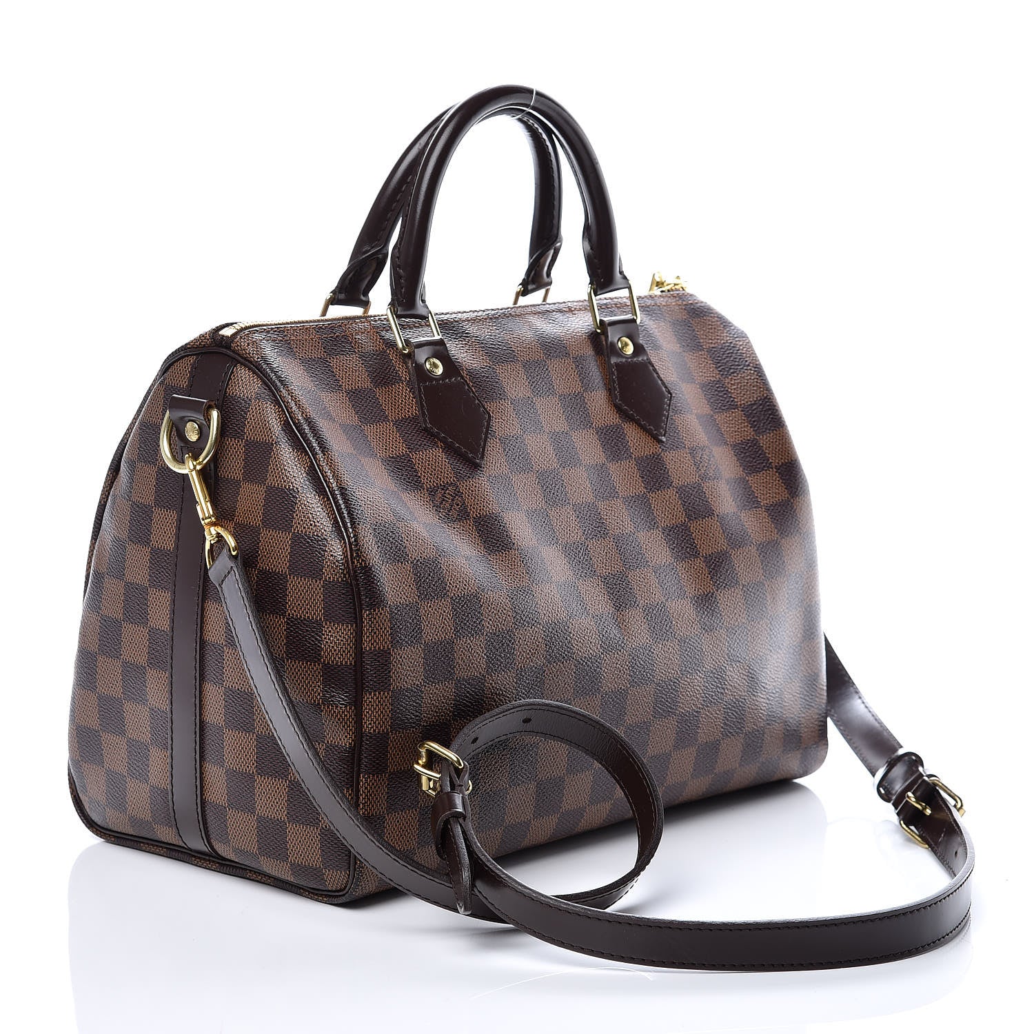 Louis Vuitton Damier Ebene Speedy Bandouliere 30 3 of 11