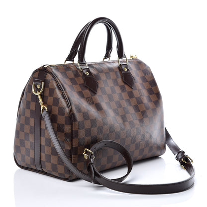 Louis Vuitton Damier Ebene Speedy Bandouliere 30 3 of 11