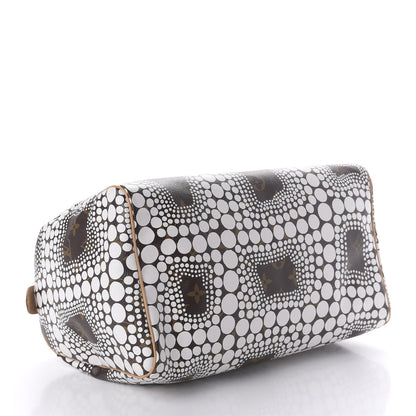 Louis Vuitton Monogram Kusama Town Speedy 30 White 4 of 10