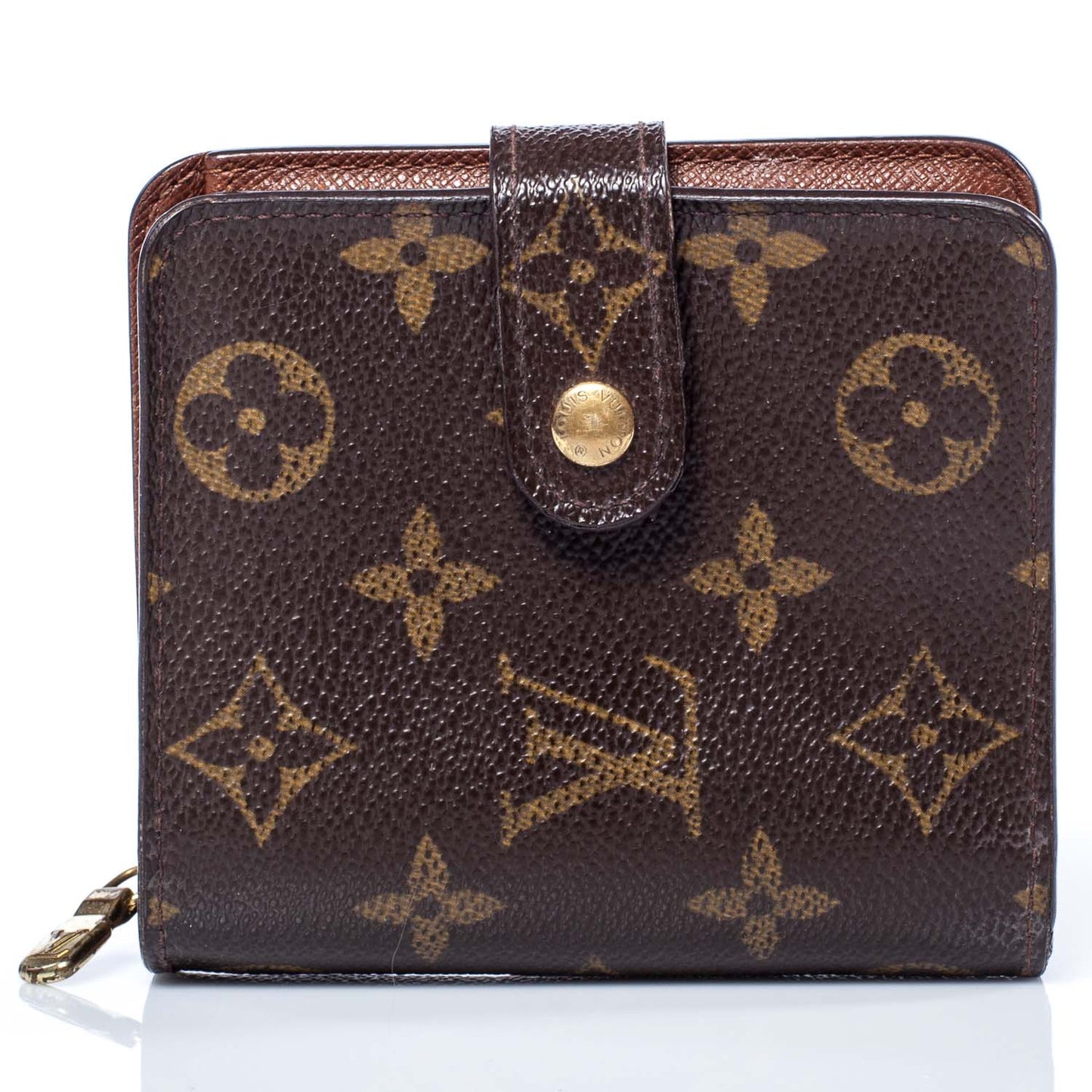 Monogram Compact Zippe Zipped Wallet