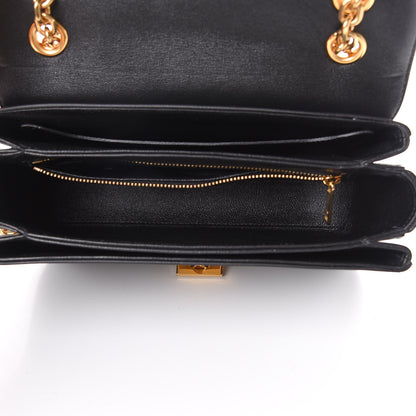 Celine Shiny Calfskin Medium C Bag Black 4 of 9