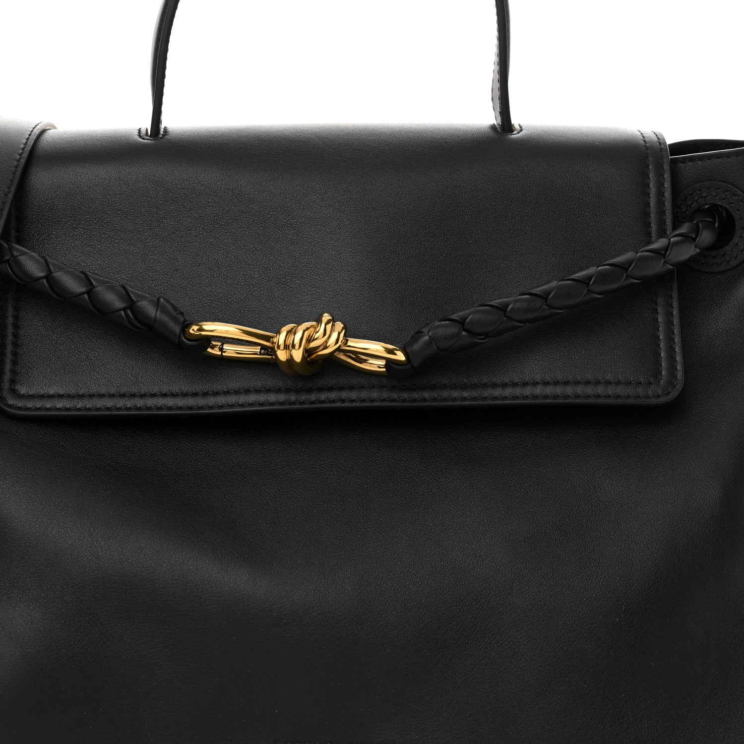 Bottega Veneta Silky Calfskin Medium Ciao Ciao Black 8 of 12