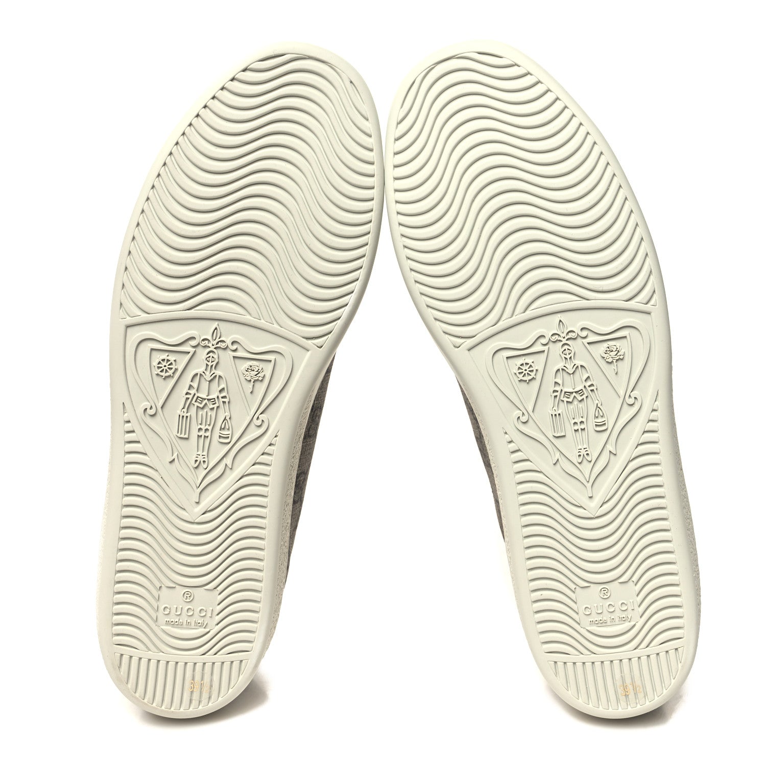 Gucci GG Supreme Monogram Fake/Not Womens Ace Sneakers 39.5 Beige New Shamarock Brown Sugar 5 of 9