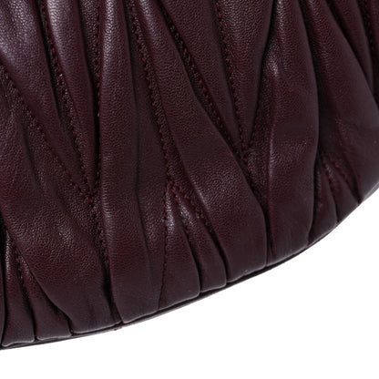 Miu Miu Nappa Matelasse Belt Bag Granato Rosa 11 of 19