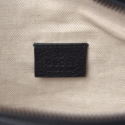 Gucci Grained Calfskin Logo Belt Bag Black 6 of 12