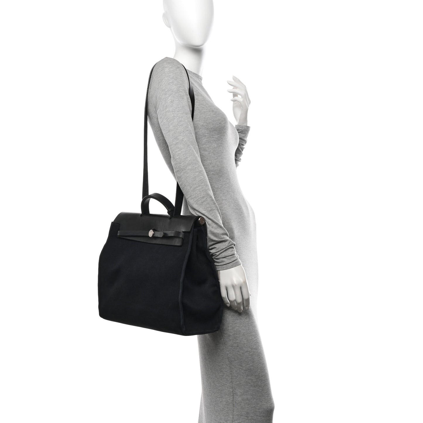 Toile Vache Calfskin Herbag 39 MM Black