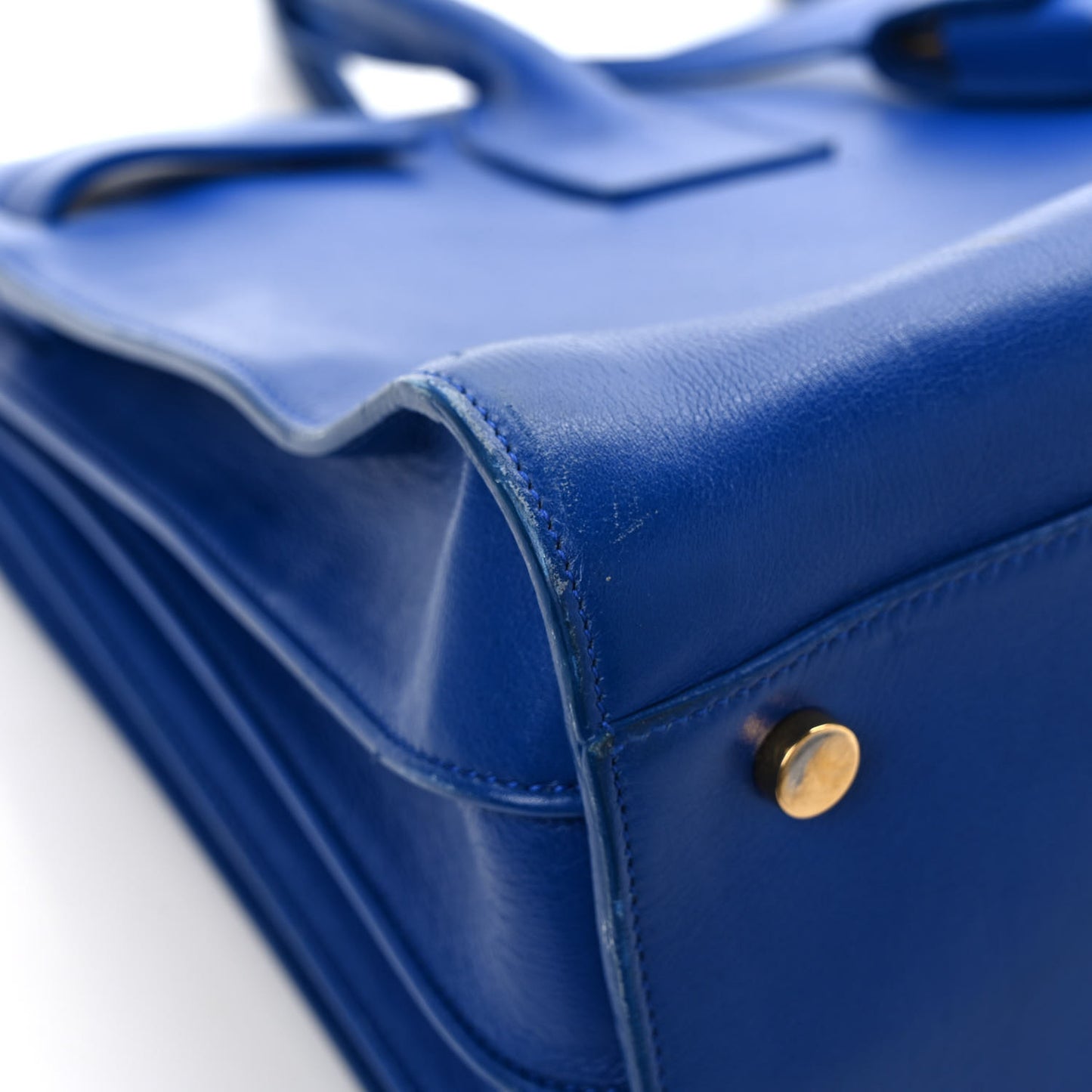 Calfskin Small Sac De Jour Blue Majorelle