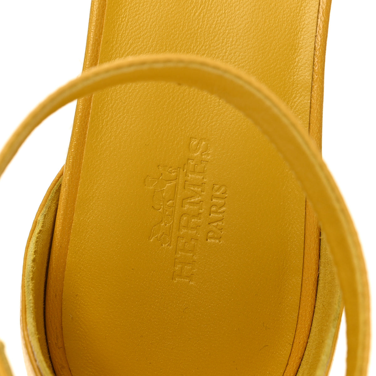 Goatskin Elda Espadrille Wedge Sandals 39 Jaune Sable