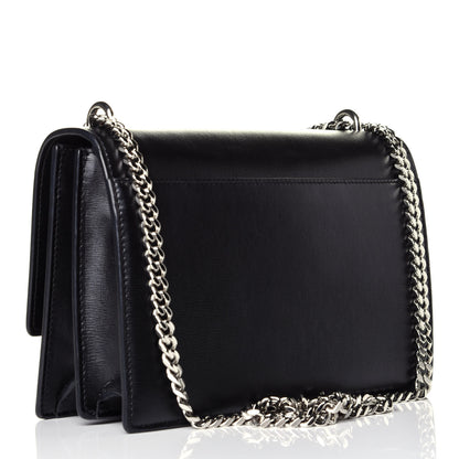Saint Laurent Calfskin Medium Monogram Sunset Black 3 of 9