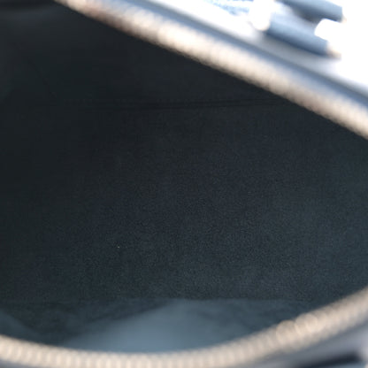 Louis Vuitton Metallic Empreinte Monogram Giant Speedy Bandouliere 20 Navy Nacre 5 of 9