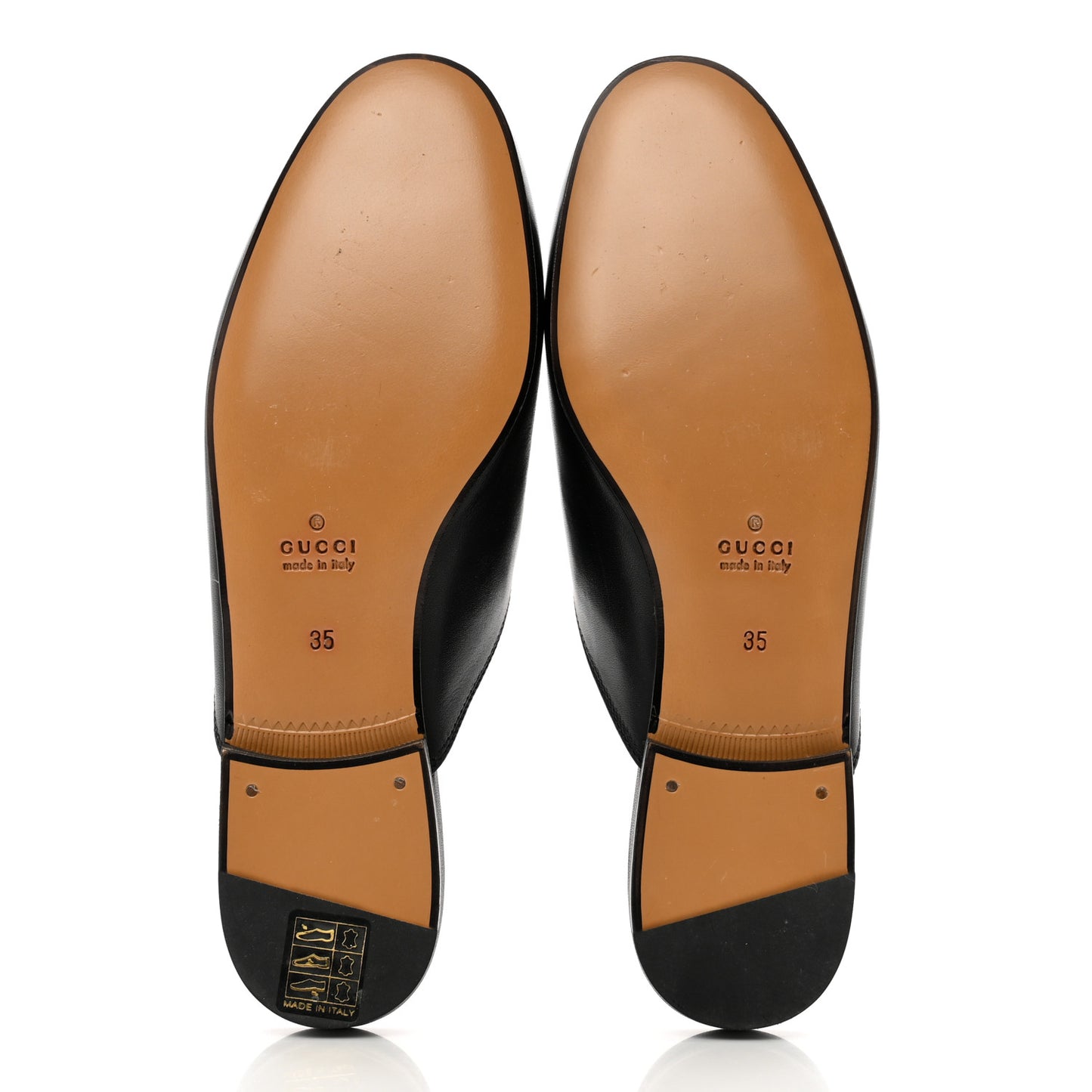 Calfskin Womens Princetown Slippers 35 Black