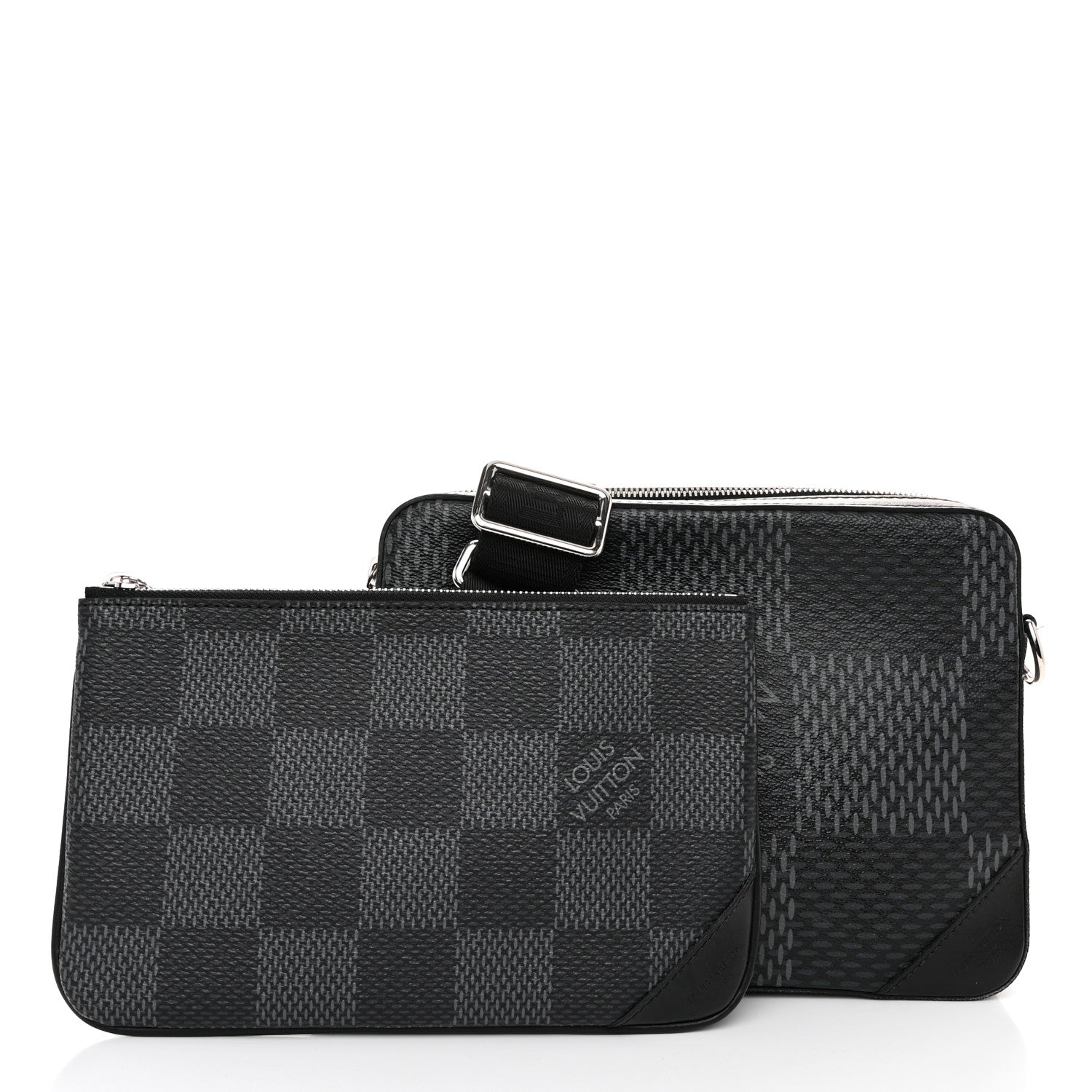 Louis Vuitton Damier Graphite 3D Trio Messenger 3 of 12