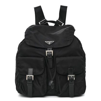 Prada Nylon Vela Medium Backpack Black 1 of 11